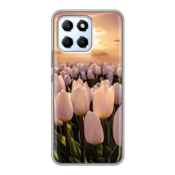 Чехол с рисунком «Закат с цветами» для Huawei Honor X6 Чехол с рисунком «Закат с цветами» для Huawei Honor X6