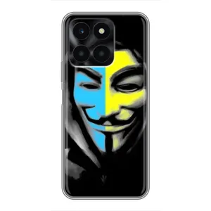 Чехол с Украинской символикой на Хуавей Хонор X6a (Анонимус патриот)