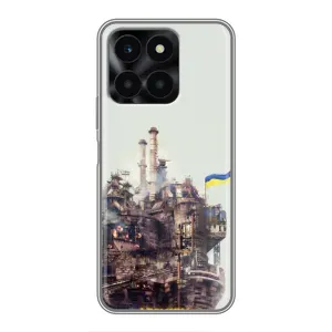 Чехлы на военную тематику для Huawei Honor X6a (Азовсталь)