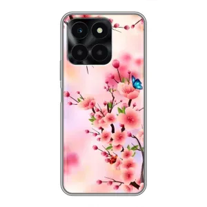 Чохол з картинкою Сакури на Huawei Honor X6a (Метелики на сакурі)