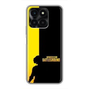 Чехол (TPU) с картинкой "Лого Пабг" на Хуавей Хонор X6a (Battlegrounds)