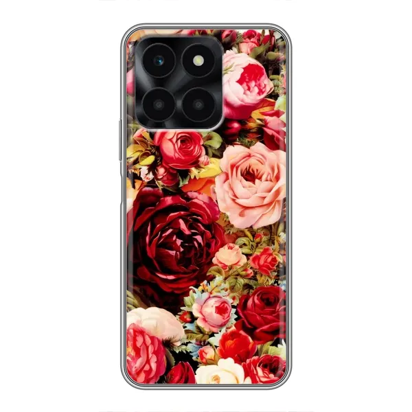 Чехол с рисунком «Букет цветов» для Huawei Honor X6a Чехол с рисунком «Букет цветов» для Huawei Honor X6a