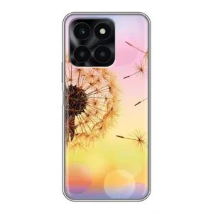 Силіконовий Чохол з кульбабками на Huawei Honor X6a (Квітка-кульбаба)