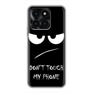 Чехол с прикольным текстом на Huawei Honor X6a (Dont)