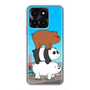 Чохли з Пандами на Huawei Honor X6a (Друзі)