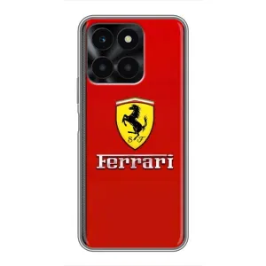 Силіконовий бампер з картинкою машини на Huawei Honor X6a (Ferrari Logo)