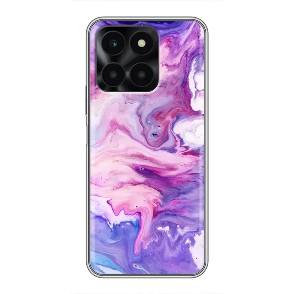 Чохол з малюнком «Фіолетовий мрамор» для Huawei Honor X6a Чохол з малюнком «Фіолетовий мрамор» для Huawei Honor X6a