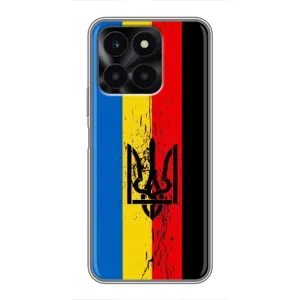 Чехлы УПА (Красно-Чёрный) на Huawei Honor X6a (Флаг УПА)