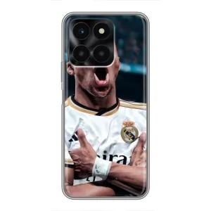 Чехол (TPU) с Футболистом на Huawei Honor X6a (Гол Мбаппе)