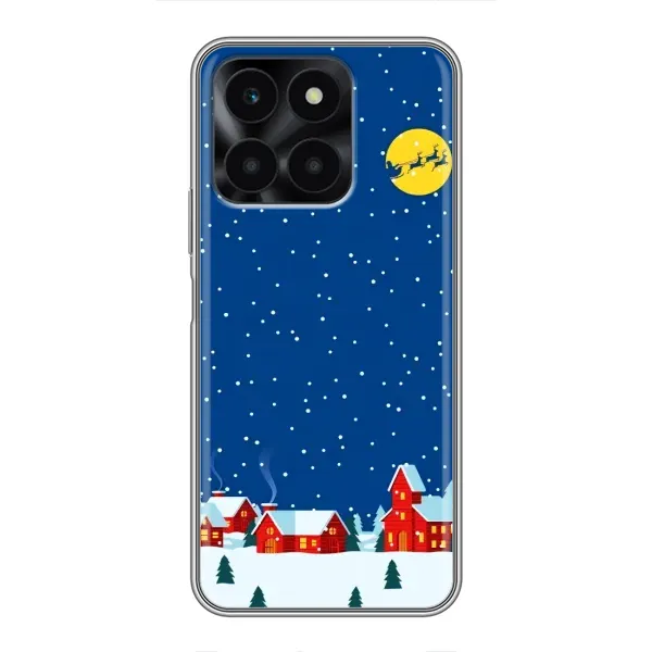 Чехол с рисунком «Город в снегу» для Huawei Honor X6a Чехол с рисунком «Город в снегу» для Huawei Honor X6a