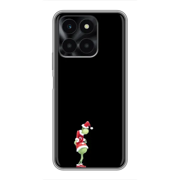 Чехол с рисунком «Гринч на чорном» для Huawei Honor X6a Чехол с рисунком «Гринч на чорном» для Huawei Honor X6a