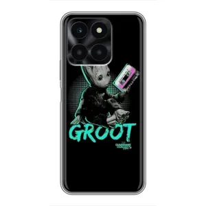 Чехол Супергерои Марвел на Хуавей Хонор X6a (Groot)