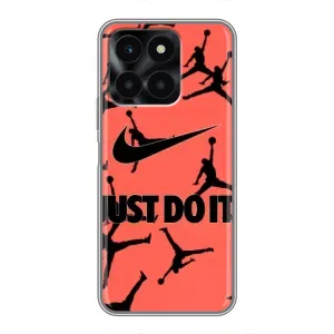 Силіконовый Чохол Nike Air Jordan на Хуавей Хонор X6a (Just Do It)