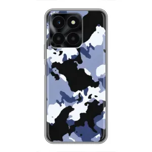 Камуфляжный Чехол для Хуавей Хонор X6a (Камуфляжный Серый)