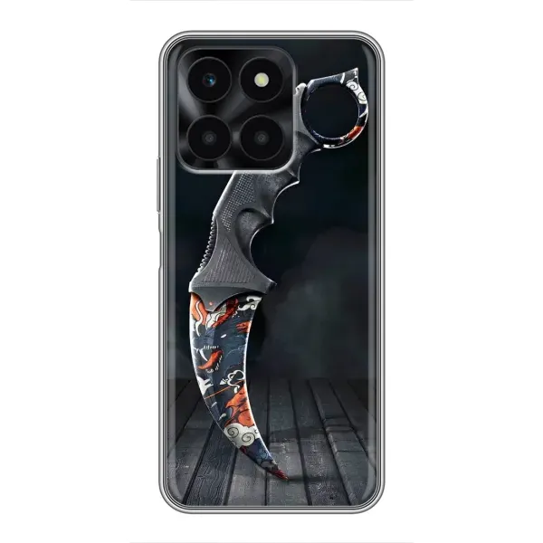 Чехол с рисунком «Кинжал КС ГО» для Huawei Honor X6a Чехол с рисунком «Кинжал КС ГО» для Huawei Honor X6a