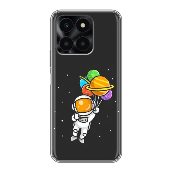 Чехол с рисунком «Космонавт с шариками» для Huawei Honor X6a Чехол с рисунком «Космонавт с шариками» для Huawei Honor X6a