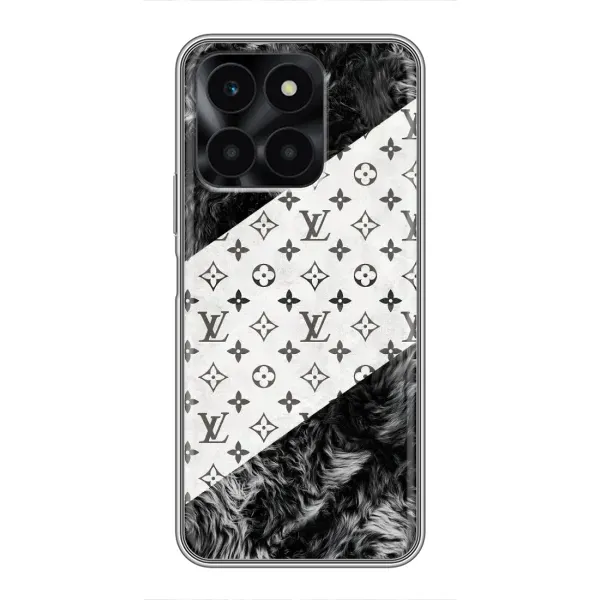 Чехол с рисунком «LV на белом» для Huawei Honor X6a