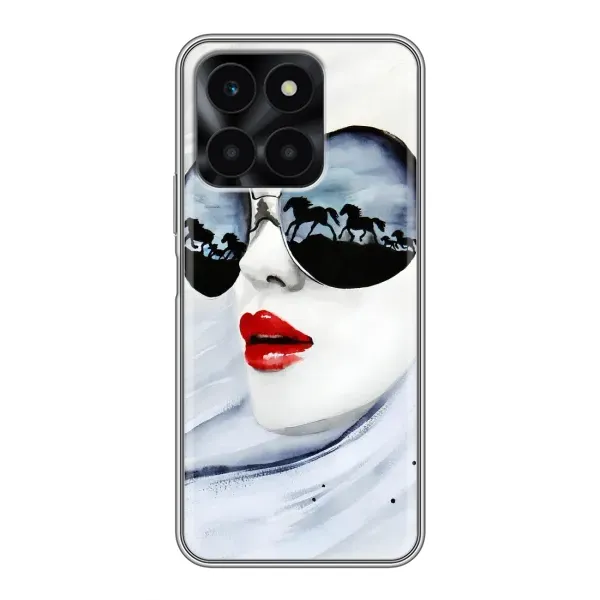 Чехол с рисунком «Любительница коней» для Huawei Honor X6a Чехол с рисунком «Любительница коней» для Huawei Honor X6a