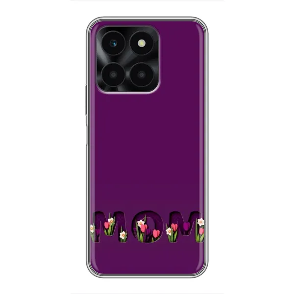Чехол с рисунком «Мама с цветами» для Huawei Honor X6a Чехол с рисунком «Мама с цветами» для Huawei Honor X6a