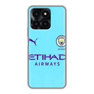 Силиконовые Чехлы принт Футбол на Huawei Honor X6a (Man City)