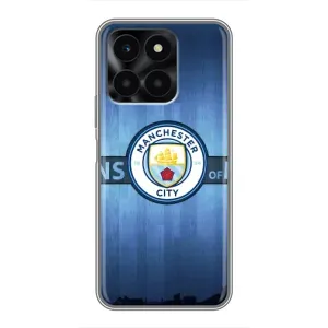 Силиконовые Чехлы принт Футбол на Huawei Honor X6a (ManCity)