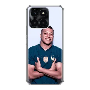 Чехол (TPU) с Футболистом на Huawei Honor X6a (Мбаппешичка)