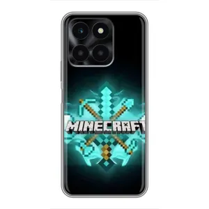 Чехол майнкрафт для Huawei Honor X6a (MineCraft 2)