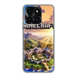 Чехол майнкрафт для Huawei Honor X6a (MINECRAFT)