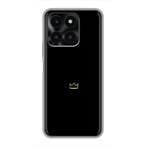 Чехол (Корона на чёрном фоне) для Хуавей Хонор X6a (Мини корона)
