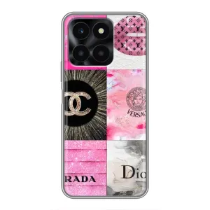Чехол (Dior, Prada, YSL, Chanel) для Huawei Honor X6a (Модница)