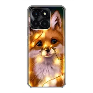 Чохол з Лисичкою для Huawei Honor X6a (Новорічне лисеня)
