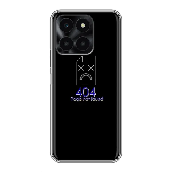 Чохол з малюнком «Помилка 404» для Huawei Honor X6a Чохол з малюнком «Помилка 404» для Huawei Honor X6a
