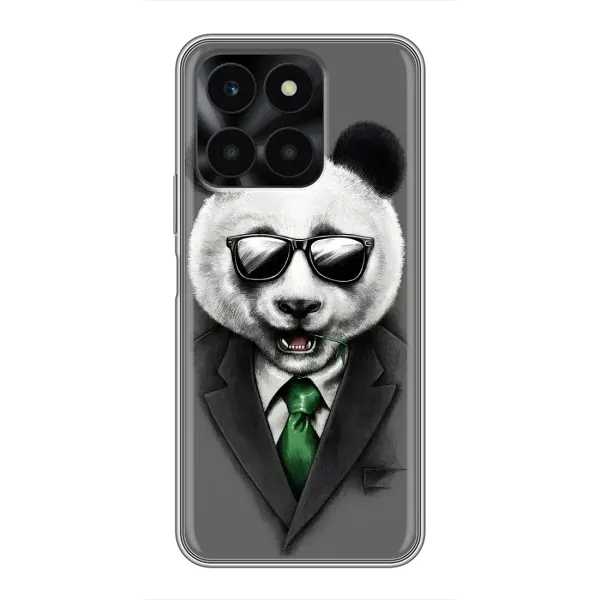 Чехол с рисунком «Панда в очках» для Huawei Honor X6a Чехол с рисунком «Панда в очках» для Huawei Honor X6a