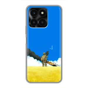 Чехлы на военную тематику для Huawei Honor X6a (Попадание)