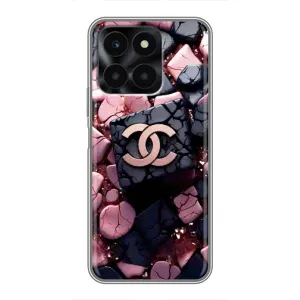 Чехол (Dior, Prada, YSL, Chanel) для Huawei Honor X6a (Шанель)