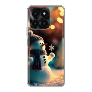 Чохли на Новий Рік Huawei Honor X6a (Сніговик святковий)