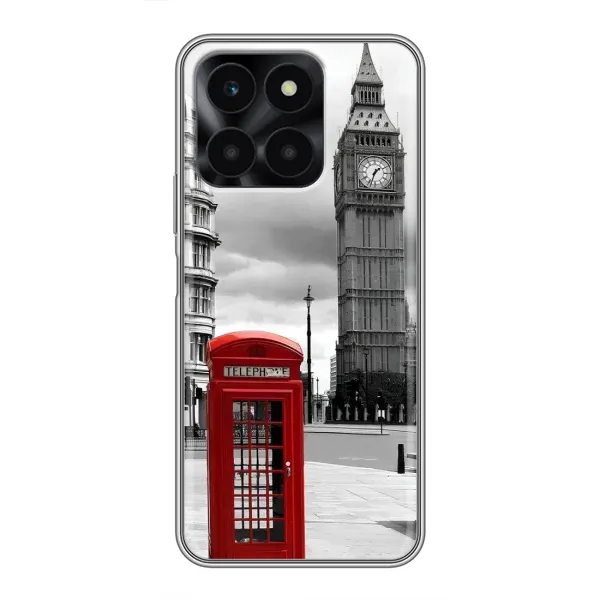 Чехол с рисунком «TELEPHONE» для Huawei Honor X6a
