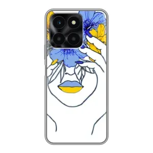 Чехол на Huawei Honor X6a Украинский дизайн (Украинка на всю голову)