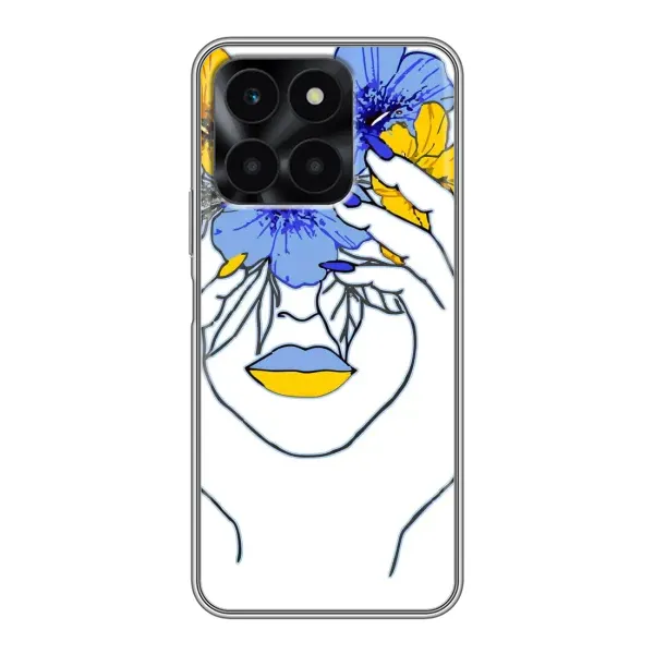 Чехол с рисунком «Украинка на всю голову» для Huawei Honor X6a