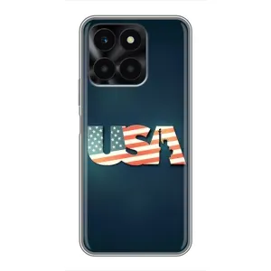 Чехол Флаг USA для Huawei Honor X6a (USA)