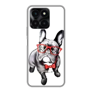 Бампер для Huawei Honor X6a з картинкою "Песики" (В окулярах)