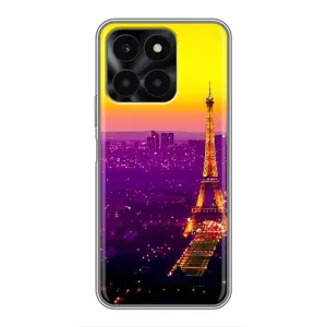 Чехол с Эйфелевой башней на Huawei Honor X6a (Яркая башня)