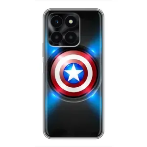 Чехол с Щитом Капитана Америки на Huawei Honor X6a (Яркий Щит Капитана)