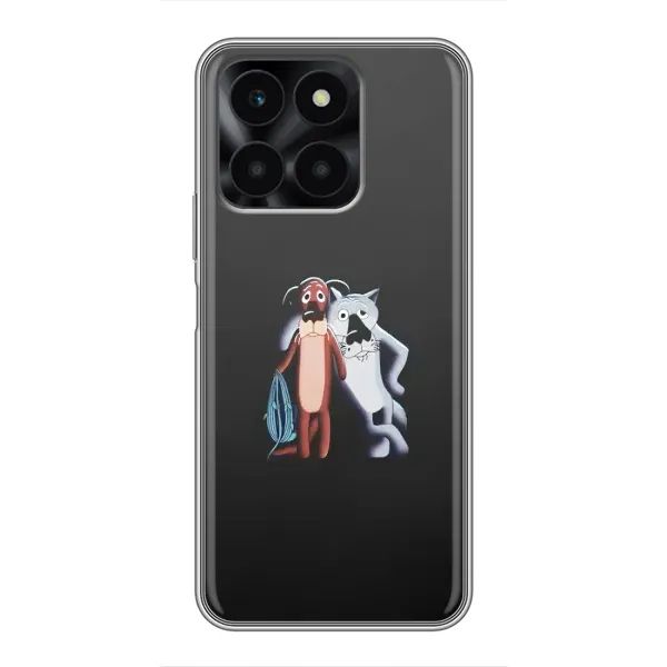 Чехол с рисунком «Шо, опять» для Huawei Honor X6a