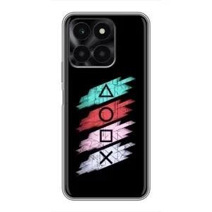 Чехол с рисунком «Значки Sony» для Huawei Honor X6a