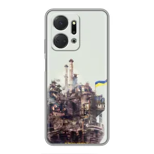 Чехлы на военную тематику для Huawei Honor X7a (Азовсталь)