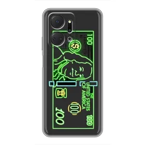 Чехол (Дорого -богато) на Huawei Honor X7a (Баксы)