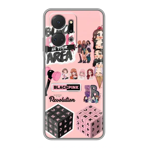 Чехол с рисунком «BLACK PINK коллаж» для Huawei Honor X7a Чехол с рисунком «BLACK PINK коллаж» для Huawei Honor X7a