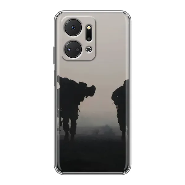 Чехол с рисунком «Бой солдат» для Huawei Honor X7a Чехол с рисунком «Бой солдат» для Huawei Honor X7a