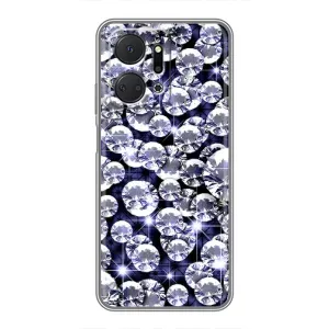 Чехол (Дорого -богато) на Huawei Honor X7a (Бриллианты)